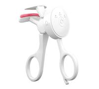 Heated Eyelash Curler, Small Lash Curling Tool, 4.1x1.4in Long Lasting Curler with 3 Temperature Settings, Lashes Curl Device for Women Lash Styling and Makeup Use