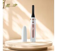 Heated Eyelash Curler USB-C Rechargeable, Heated Eyelash Curler, Mini Heated Lash Curler, Waterproof & Smudge Proof, Makeup Eye Lash Curlers Eyelash Curling, Finalize Eyelash Tool (White)