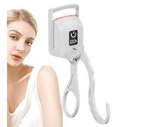 Heated Eyelash Curler - USB Rechargeable, ABS Silicone, Fast Electric Heating with Power Indicator and Constant Temperature Control, Safe Anti-Scalding Design for Lasting Users
