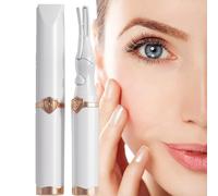 Heated Eyelash Curler,USB Rechargeable Electric Lash Curler White,Fast Heated Long Lasting Curling Create Natural Eyelashes,3 Temperature Adjustable Eyelash Curler with Brush Anti-Scalding for Women