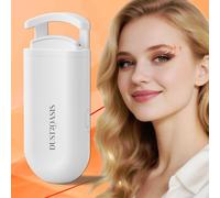 Heated Eyelash Curler - Wide Open Dual-Arc Design Heated Lash Curler - Electric Eyelash Curler - Type-C Rechargeable Mini Lash Curler Natural Curling 24H Long Lasting for Women - White
