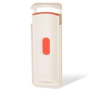 Heated Eyelash Curler - Wide Open Dual-Arc Design Heated Lash Curler - Electric Eyelash Curler - Type-C Rechargeable Mini Lash Curler Natural Curling 24H Long Lasting for Women - Apricot