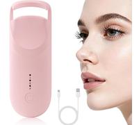 Heated Eyelash Curler with Silicone Pad - Electric Lash Lifter, Fast Heating & Long-Lasting Curl - Portable Rechargeable Lash Curler for Natural & False Eyelashes