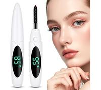 Heated Eyelash Curlers Electric Eyelash Curler with LED Display, 3 Temperature Modes Anti-Burn USB Rechargeable Natural Curling 24H Long Lasting for Women Makeup Tools Gifts