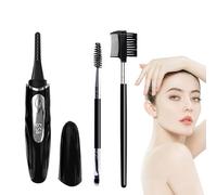 Heated Eyelash Curlers for Women 1pcs Heated Eyelash Curler USB Rechargeable Heated Lash Curler UK Portable Eyelash Curler Heated,Suitable for Eyelash Styling with 2 Eyebrow Brushes