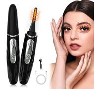 Heated Eyelash Curlers for Women, Intelligent Heated Lash Curler with 8s Fast Heating & Professional Long-Lasting Curls, Electric Eyelash Curler with 4 Temperature Control - Perfect Harmless Curls