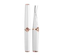 Heated Eyelash Curlers, Portable Electric Eyelash Curler, Heated Eyelashs Curler for Quick Heating Curling, Finalize Eyelashs Natural Curling Long Lasting for Women Makeup Tools (White)