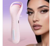 Heated Eyelash Curlers, Rechargeable Electric Eyelash Curler with Dual-Arc Design & 3 Adjustable Temperature - Safe Gentle Heated Lash Curler for Natural Curl Perfect Fit for Women HUFEN74