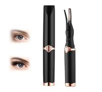 Heated Eyelash Curlers,USB Rechargeable Heated Eyelash Curler,2 in 1 Clip-Type Eyelash Curler,2025 Electric Eyelash Curler for Quick Heating Curling,3 Temperature Modes (Black)