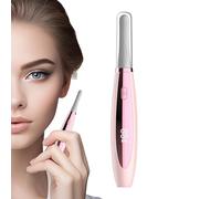 Heated Eyelash Hazer, Electric Lash Styling Comb, Heating, Portable Eyelash Brightener with 3 Temperature Modes for Women and Girls
