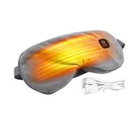 Heated Eyemask, 3 Level Temperature Rechargeable SleepMask for Dry Eyes & Eye Strain Relief, Washable Electric Eyemask for Travel, Flighting & Home Use