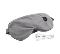 Heated Eyeshade, with Breathable & Soft, 24cm, Electric Heated Eye Masque Cordless, 3 Heat Levels Eye Heating Pad, Relaxation Rëliëf, for Women Men Home Bedroom Office Night