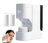 Heated Face Towel Dispenser - 40 Disposable Towels, 5-Second Heat for Spa, Home, Salon Use, Fast Warmth & Convenience