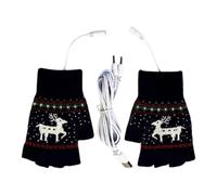 Heated Fingerless Gloves - Cold Weather Warmer Mitt | Warm Gloves for Women Winter | for Winter Camping Daily Commuting Office Cycling Running Outdoors