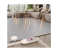Heated Floor Mat - Indoor Electric Under Desk Foot Warmer Rug with Carbon Crystal Technology for Office and Home