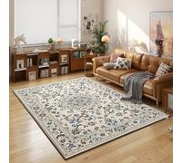 Heated Floor Mat Infrared Radiant Floor Heater w/Timer & Adjustable Temperature, Non-Slip Backing, for Home Office Study Playroom(D,150 * 200cm)