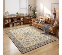 Heated Floor Mat Infrared Radiant Floor Heater w/Timer & Adjustable Temperature, Non-Slip Backing, for Home Office Study Playroom(B,150 * 200cm)