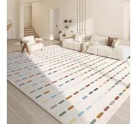 Heated Floor Mats, Large Foldable Heated Floor Carpet, w/Timer & Adjustable Temperature Controller, Soft Graphene Electric Heated Rug for Home Exercise Yoga Living Room Bedroom(A,200x350cm)