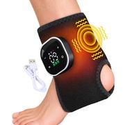 Heated Foot Massager | 3 Vibration Modes - Ankle and Heel Massager Pad,for Runners Athletes Travelers Nurses Teachers Home Office Gym Travel Apartment Studio Living Room