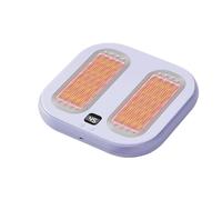 Heated Foot Massager - 3 Vibrations and Heating | Electric Vibrating Foot Warmer, for Dormitory Apartment Home Office Bedroom Living Room Indoor Free Winter