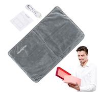 Heated Foot Pad | Foldable Washable Foot Warmer Pad | Cold Weather Supplies for Work, Sleep, Study, Reading, Travel and Business Travel