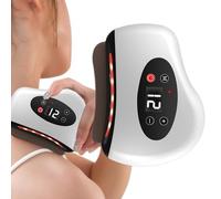 Heated Foot Scraper - 12 Levels Firming Heating Massager | Wireless Muscle Scraper for Back Legs Neck Plants Shoulders Home Sport Work Recovery