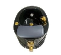 Heated Foot Spa with Bubble Jet Massage, Professional Pedicure Bath Basin with LED Indicator & Portable Design, Deep Relaxation Foot Bath Tub for Personal Care and Stress Relief Onyx