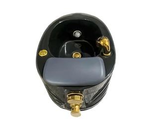 Heated Foot Spa with Bubble Jet Massage, Professional Pedicure Bath Basin with LED Indicator & Portable Design, Deep Relaxation Foot Bath Tub for Personal Care and Stress Relief Onyx