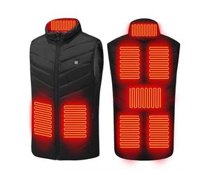 Heated Gilet Body Warmers for a Woman Heated Vest Men - 3 Adjustable Temperature, 8 Heating Zones,Machine Washable,Plus Size Uk Size S-5XL,Not Battery Pack,Sleeveless Heating Jackets Waistcoat Gilet