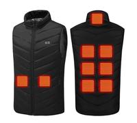 Heated Gilet Body Warmers for a Woman Heated Vest Men - 3 Adjustable Temperature,Machine Washable,Plus Size S-5XL,Not Battery Pack,Sleeveless Heating Jackets Waistcoat Gilet for Outdoor Hiking Fishing