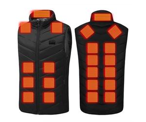 Heated Gilet Body Warmers for a Woman Heated Vest Men - 3 Adjustable Temperature,Machine Washable,Plus Size S-5XL,Four-Control 21 Heating Zones,Not Battery Pack,Sleeveless Heating Jackets Waistcoat