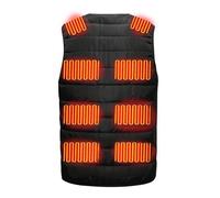 Heated Gilet for Men Clearance,2024 Upgraded Heat Vest Smart 12 Heated Zones Electric USB Heated Body Warmer Vest for Men/Women,Winter Warm Christmas Coat 2 Levels Heat Settings Heated Coats M-6XL
