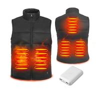 Heated Gilet - Heated Body Warmer With Power Bank, Fast Heating Lightweight Heated Vest For Outdoor Activitie, Work, Motorcycling, Fishing（XXL,xxl）
