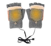 Heated Gloves - 3 Adjustable Hand Heating Modes Long Lasting, Winter Cold Full Gloves and Mittens with USB Plug - for Skiing, Camping, Work, Hiking, Cold Cycling, Outdoor