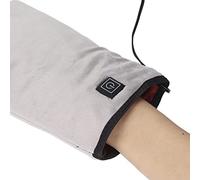 Heated Gloves, 3 Settings Electric Heated Mittens Gloves Heated Beauty Hand Mittens Heating Gloves for Spa Hand Care Women Beauty Nail Art Manicure Warmer Mittens Warming Mitts USB(grey)