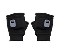 Heated Gloves - Electric Half Finger Warmers, Three Level Thermal Mittens | Soft Heating Layer Design, Continuous Warm Support, Perfect for Winter Cycling Commutes, Outdoor Travel Cold Weather Tasks