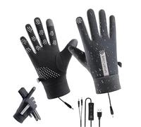 Heated Gloves - Electric Heating Mitten | Flexible Control USB Powered Warm Work Gloves, Hand Warmers Or Skiing Hiking Cycling Snowboarding Sledding Sports Working Winter Activities Youth Teens