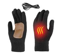 Heated Gloves for Men,Adjustable 3 Temp Touchscreen - USB Heating Electric Heated Gloves,for Men Outdoor Office Work Home Cycling Hunting Fishing Winter Cold Weather