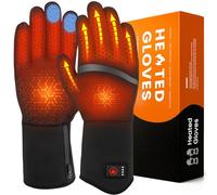 Heated Gloves for Men and Women, Heated Glove Liners Electric, Rechargeable Hand Warmer for Winter Outdoor Work Hunting Camping Hiking Skiing, Gift