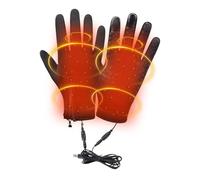 Heated Gloves for Men - Electric Hand Warmers Heating Gloves,Windproof Mittens 3 Modes for Outdoor Sports Running Hiking Motorcycle Driving Riding Bike Camping Scooter