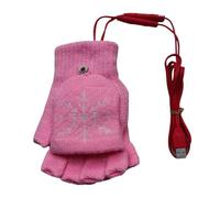 Heated Gloves for Men - Fingerless USB Heated Riding Gloves,Hand Warmers Cold Weather for Men Women Snowboarding Hunting Backpacking Ski Riding Fishing Hiking Birthday