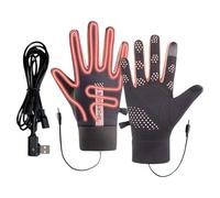 Heated Gloves for Men, USB Powered Electric Heater, Men's Heated Gloves with 3 Adjustable Modes - for Adults Outdoor Hiking Skiing Driving Mountain Biking Fishing Winter