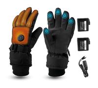 Heated Gloves for Men Women 7.4V 5000mAh Rechargeable Hand Warmer with Touchscreen Waterproof Windproof 3 Levels Ski Glove for Winter Motorcycle Cycling Fishing Riding Hunting