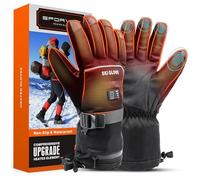 Heated Gloves for Men Women, Rechargeable 7.4V 5000mAh Hand Warmer Battery Electric Heating Ski Gloves for Skiing Hiking Motorcycling (L)