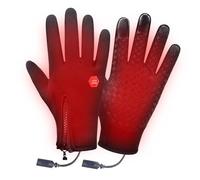 Heated Gloves For Men Women Waterproof Windproof Gloves Full Finger Usb Gloves Winter Warm Thermal Gloves Anti Slip Cycling Gloves For Ski Snow Sports Snowboard Riding Running