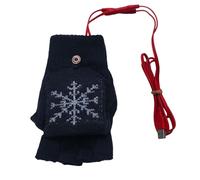 Heated Gloves for Women, Fingerless USB Heated Riding Gloves, Winter Gear Hand Warmers for Women Men Outdoor Cold Weather Hunting Snowboarding Fishing Hiking Ski Backpacking Birthday