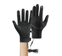Heated Gloves for Women - Hand Warmer USB Mittens Touchscreen | Bike Gloves - for Motorcycle Winter Workout Riding Ski Work Gym Weight Lifting Running