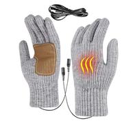 Heated Gloves for Women - USB Powered Adjustable to 3 Temperatures | Electric Heated Mittens Hand Warmers - for Outdoor Indoor Office Home Cycling Skiing Hunting Camping Winter