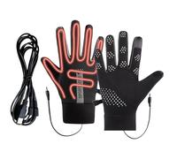 Heated Gloves for Women - USB Powered Electric Windproof Warm Warmer, 3 Modes Adjustable Glove, Three-Intensity Therm Gloves, Rechargeable Hand Warmers, Winter Protection Clothing | Insulate