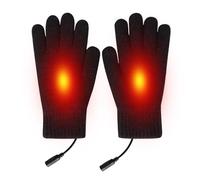 Heated Gloves - Heater Warmers Mittens, Heated Gloves for Outdoor Activities, Quick Warm Feature, Easy Control Function, Winter Tool, Home Accessory for Cold Weather